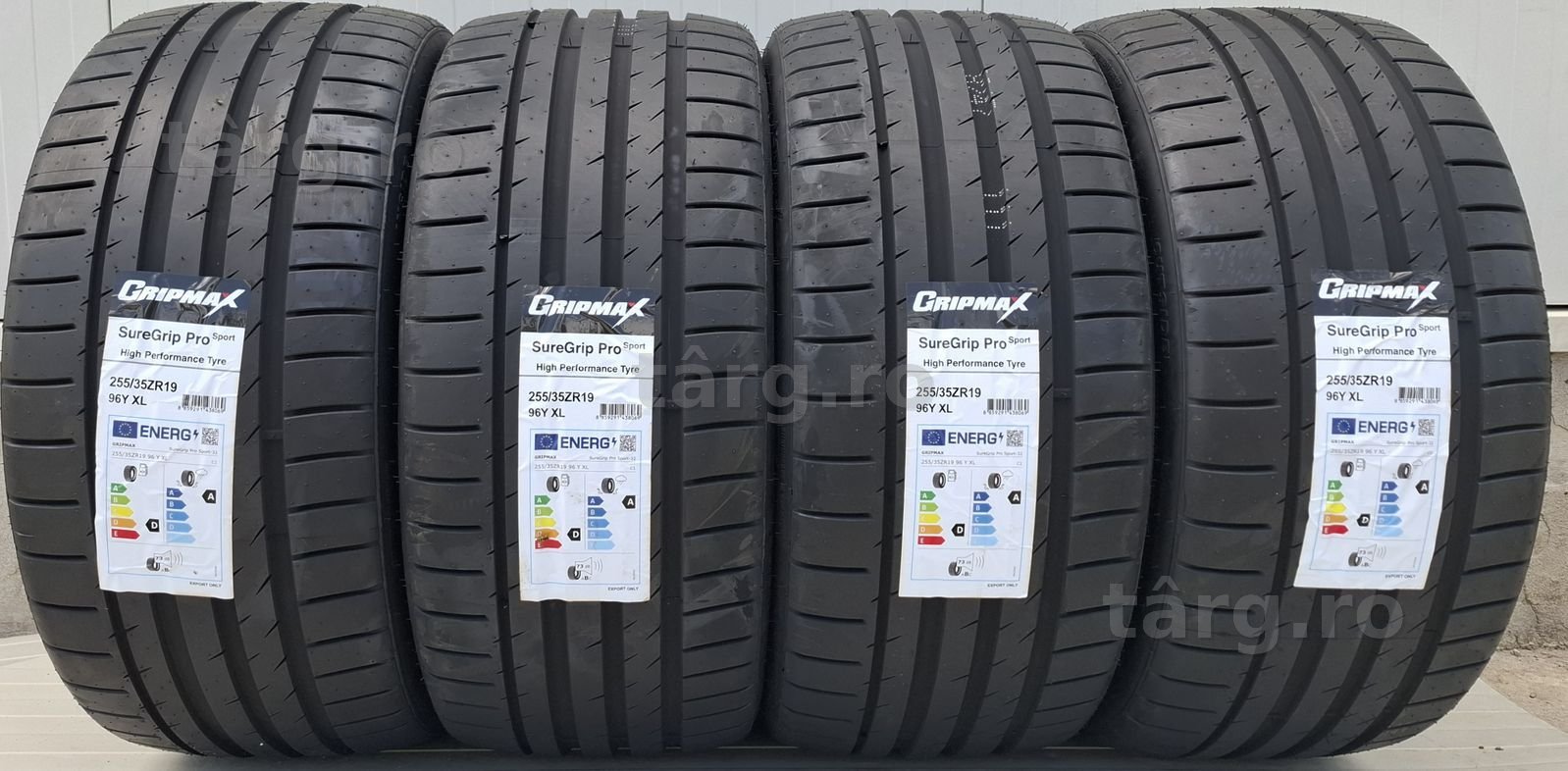 255/35 R19, 96Y, GRIPMAX SureGrip ProSport XL, Anvelope de vara