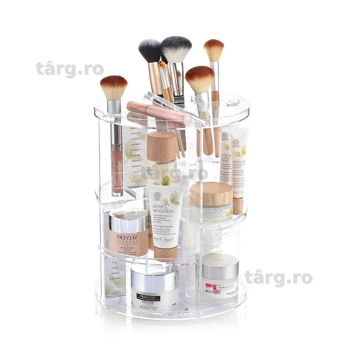 Organizator rotativ pentru produse cosmetice 7 niveluri 23 x 30 cm