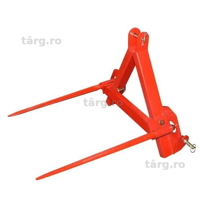 furca spate pentru incarcat baloti cu 2 tepuse de 80 cm
