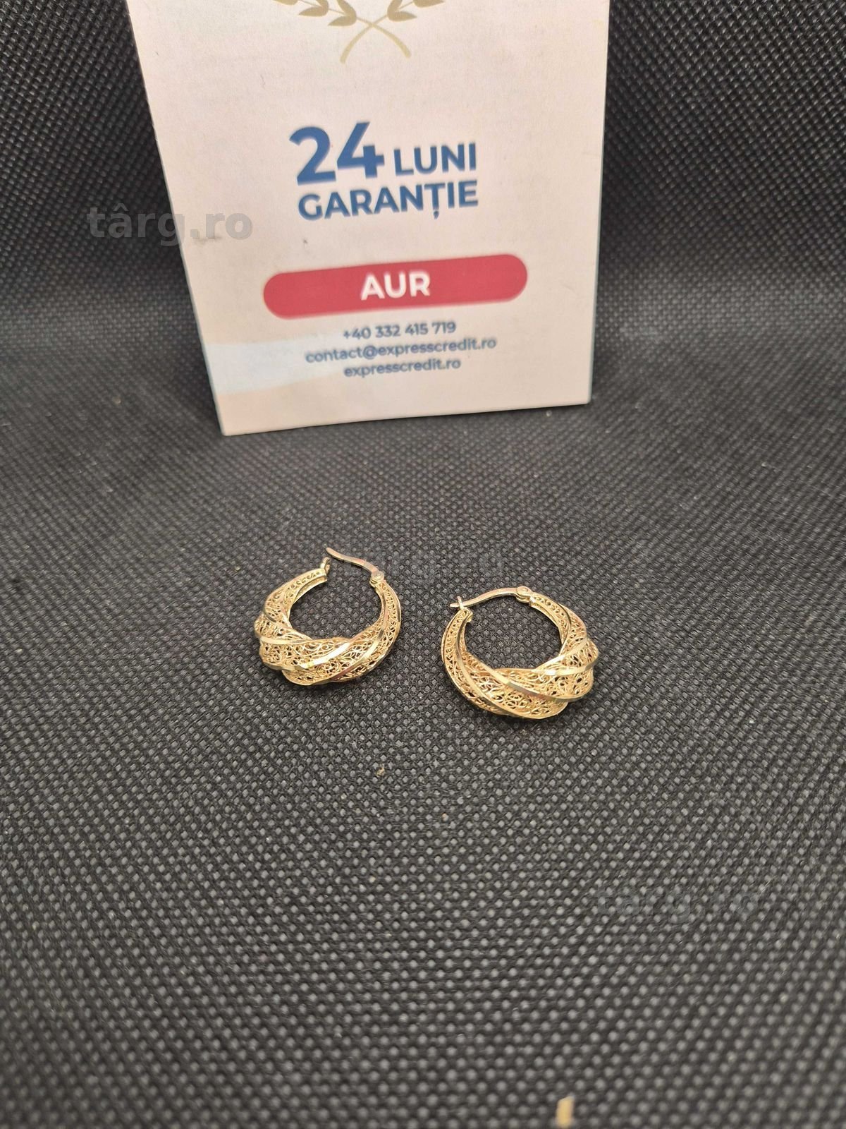 Cercei aur 14K 2.93g (50173 Ag11 Piata Nicolina) Garantie 2 ani!