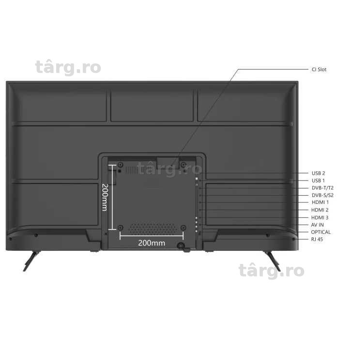 Hope Amanet P1/ Televizor LED Smart Tech 43UV10V1, 109 cm, 4K Ultra HD, Clasa F / COD 44853 2
