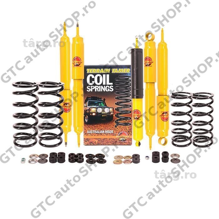 suspensie - kit complet terrain tamer tgs +4cm, defender 110 & td5