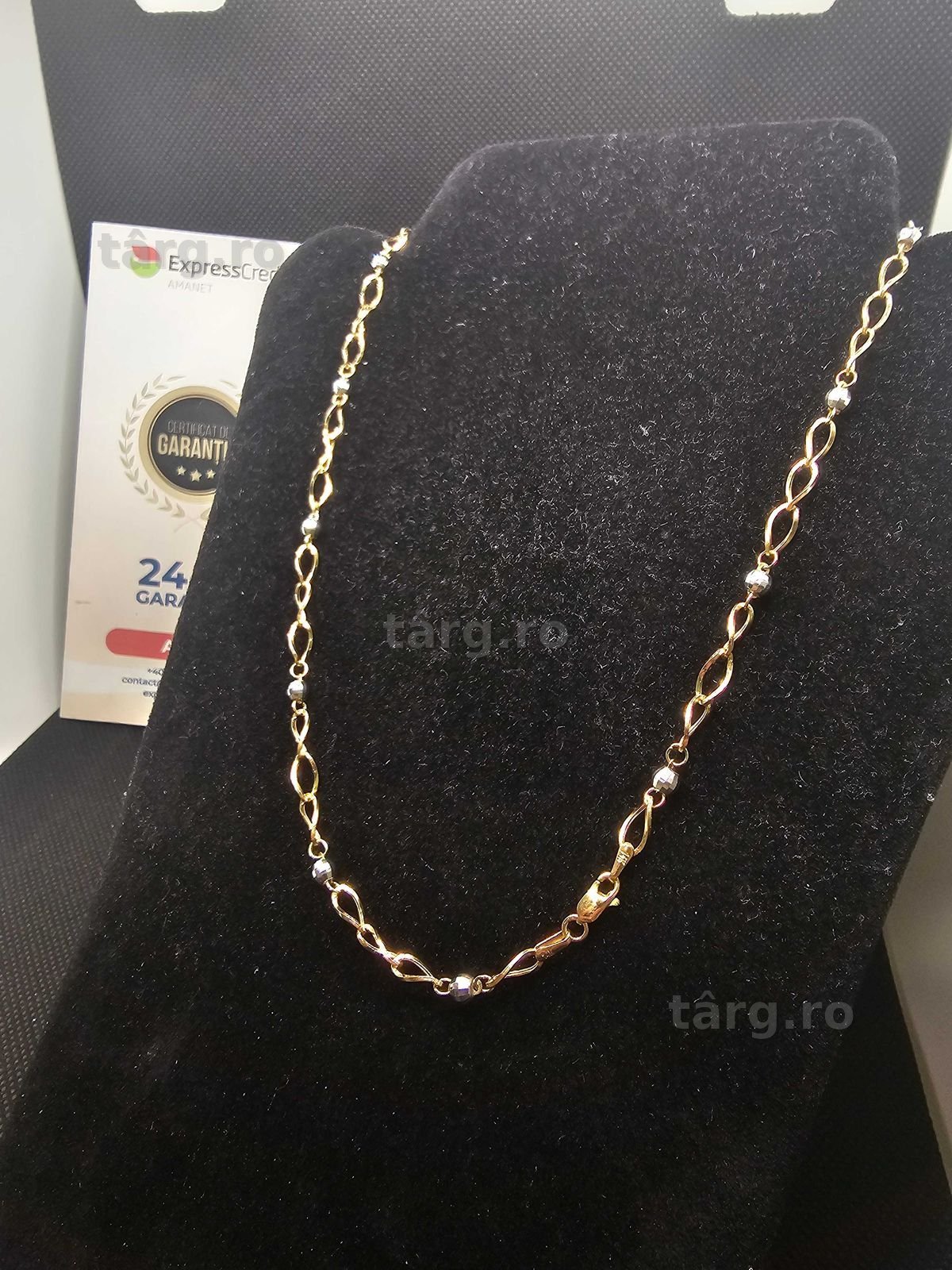Lant aur 14K 5.20g (50444 AG 11 Piata Nicolina) 2 ani garantie!