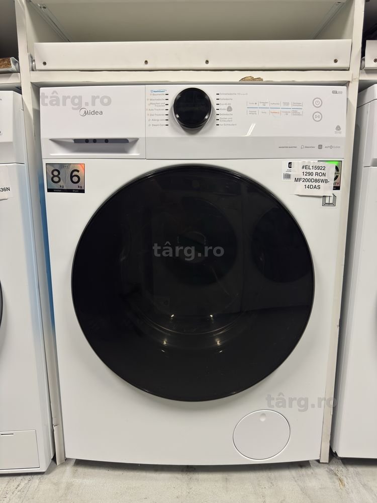 Masina de spalat cu uscator Midea MF200D86WB , factura si garantie 12 luni