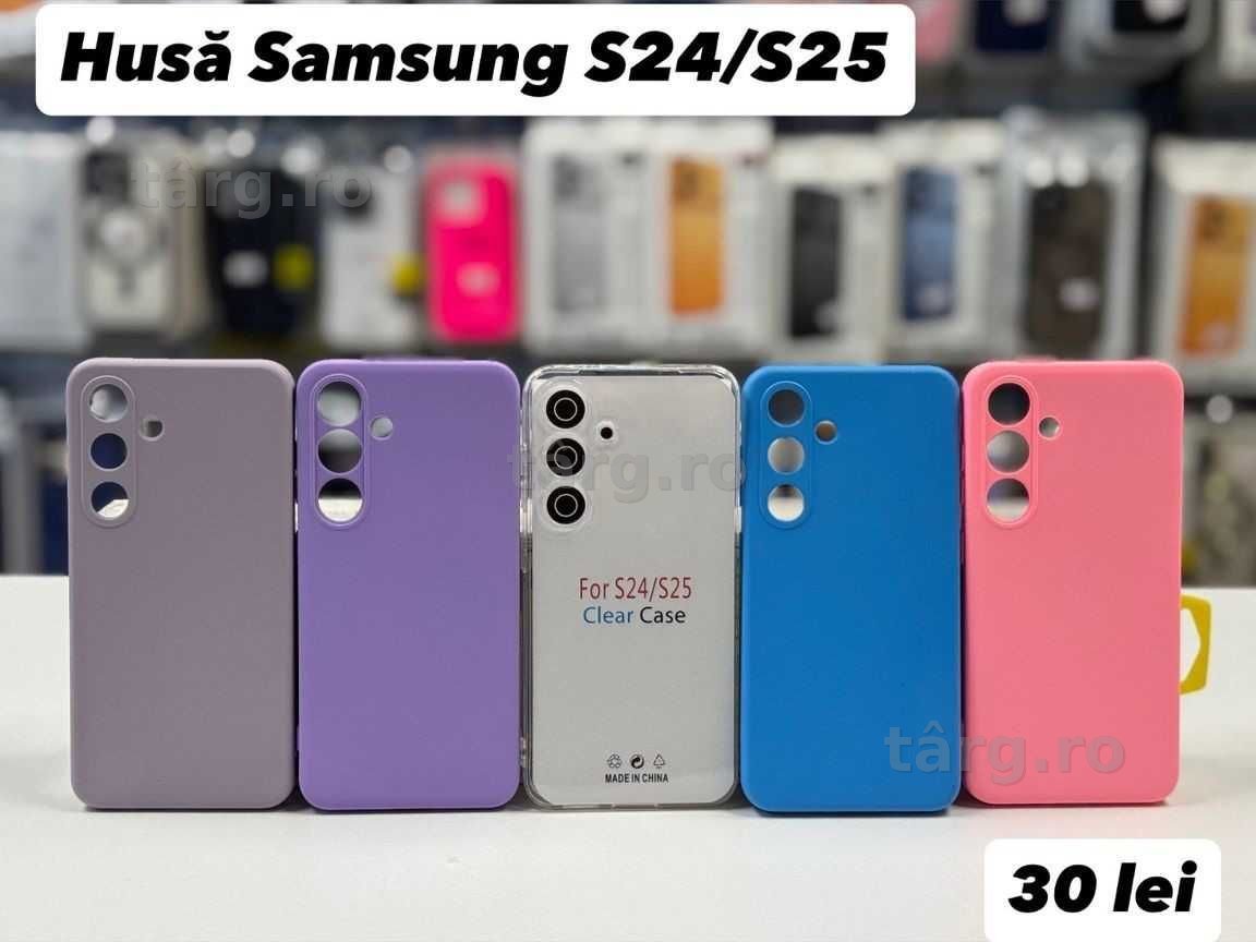 Husa silicon, folie, cablu, incarcator  Samsung S24/25