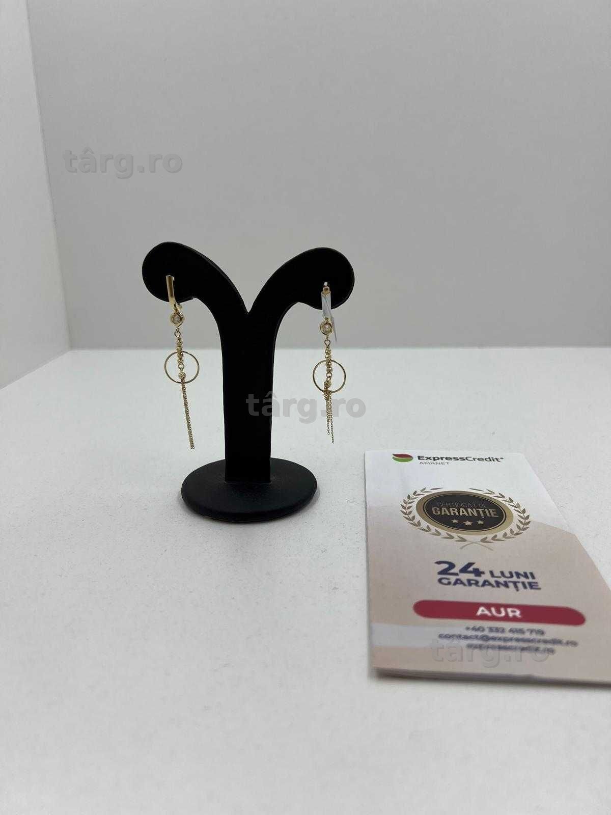 Cercei Aur 14K 3.10g (Ag25 Belvedere B.43235.2) Garantie 2 ani!