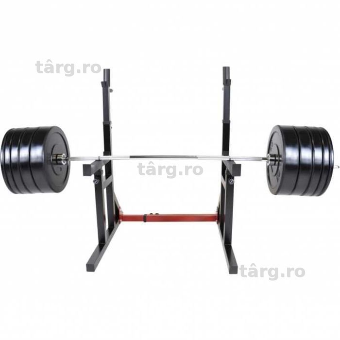 Squat Rack cu set de bare Olympia Bumper Plate 170 kg