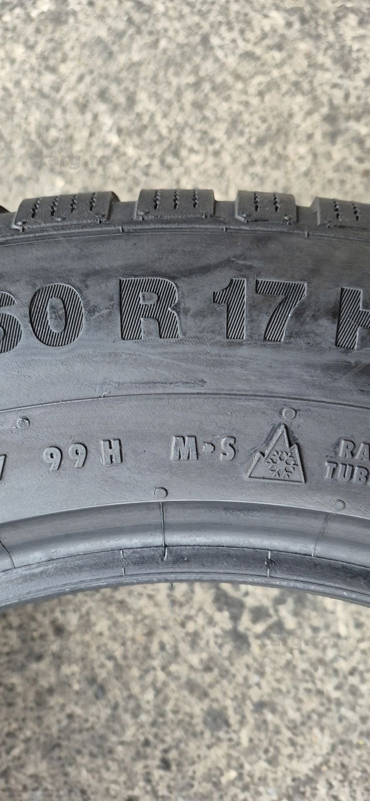 4 anvelope iarna ca si noi Continental 225/60/17.Pretul este pe bucata 7