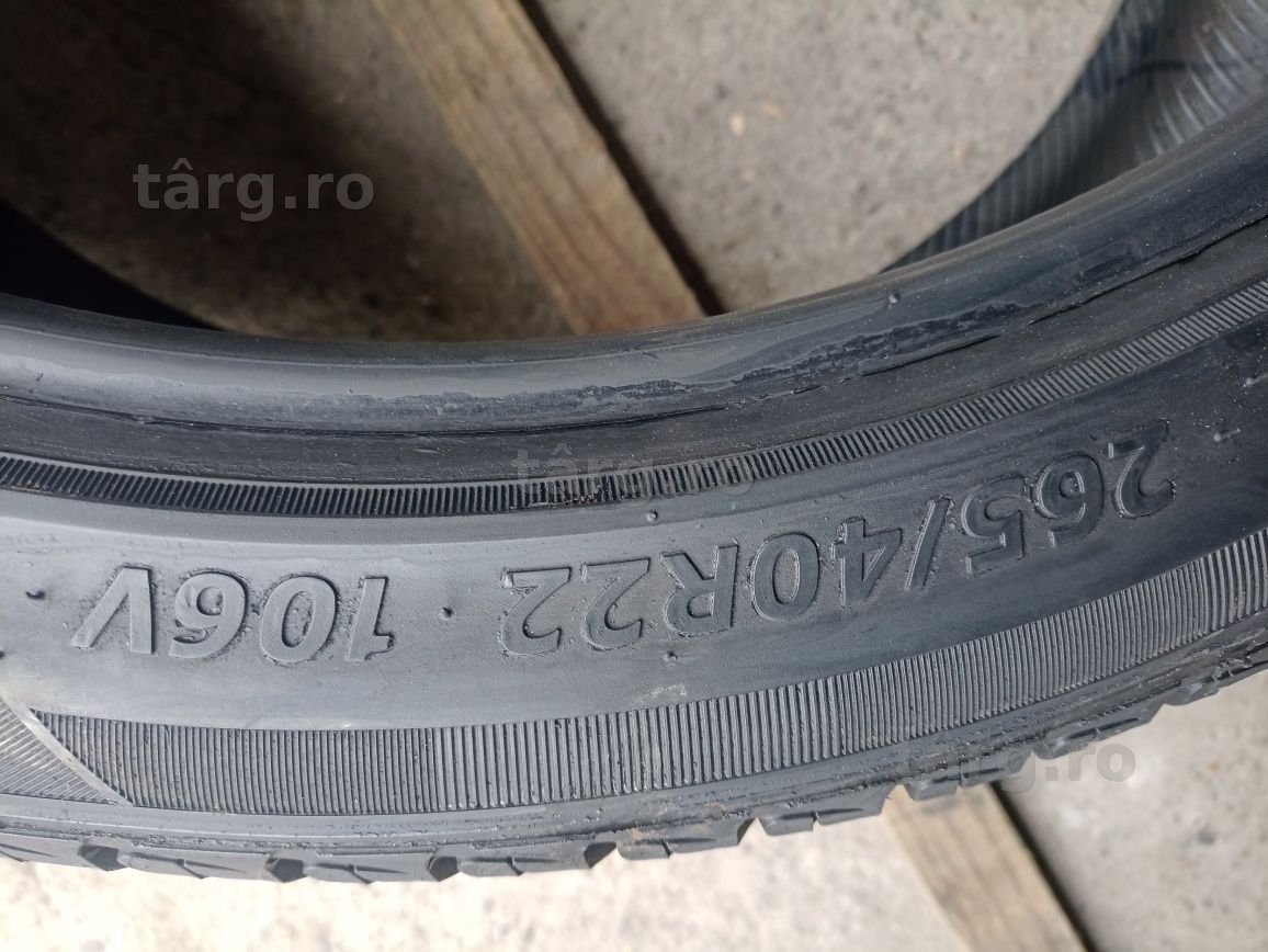 4 anvelope AllSeason ca noi Hankook 265/40 R22 dot 1319 8