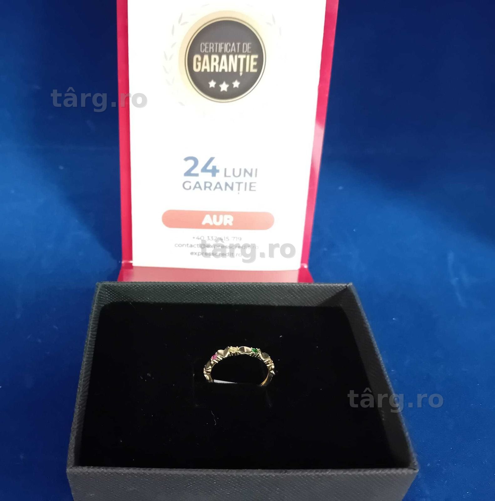 Inel Aur 14 K - 1.73 grame / 815 lei ( B34602.4 / Ag28 Doi Baieti ) 4