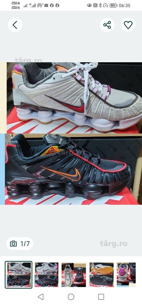 Nike shox TL diferite culori
