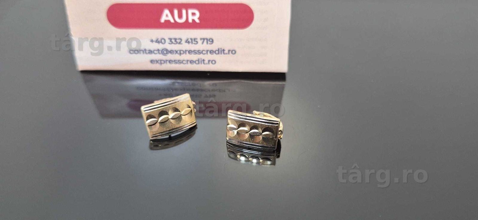(AG46) Cercei aur 14K B.4747