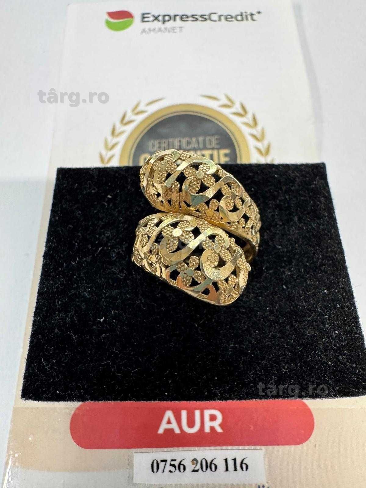 Inel din aur 14k (69351.1/ 10 Pacurari 1) Garantie 2 ani! 2