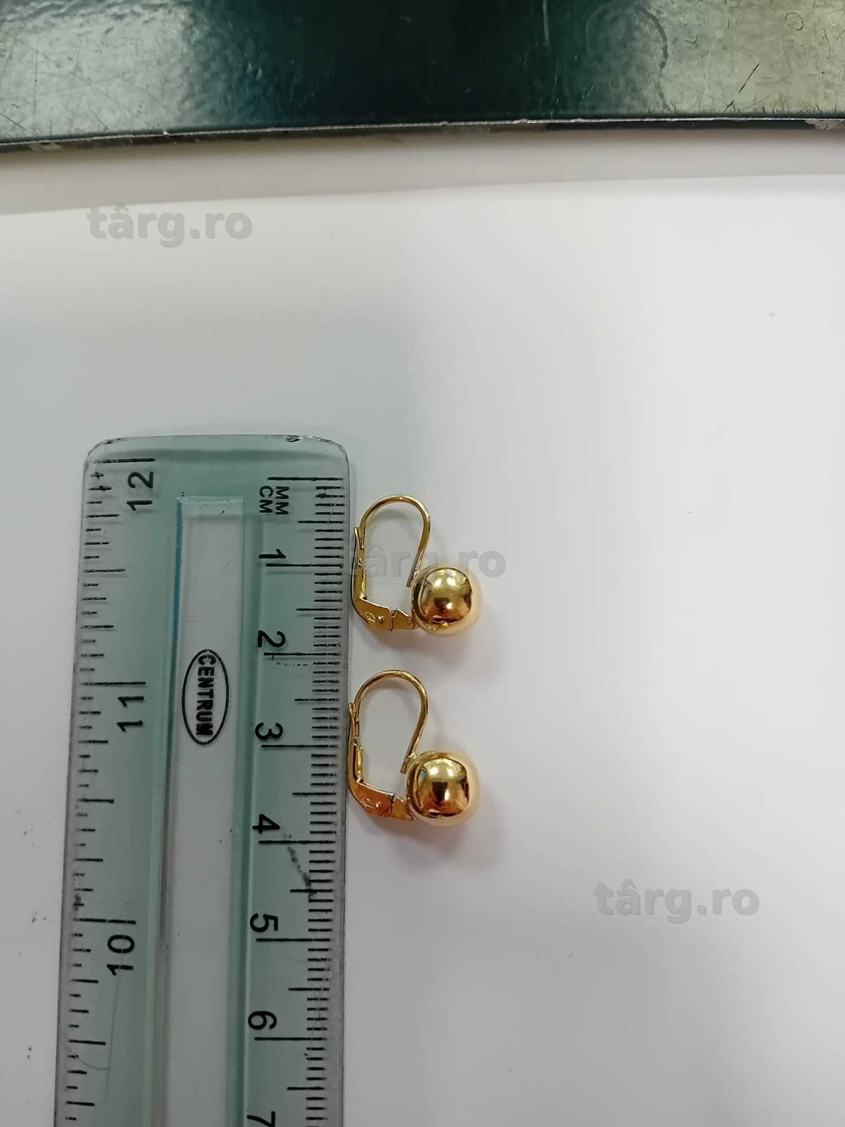 (Ag33) Cercei Aur 18K/Garantie 2 ani 3