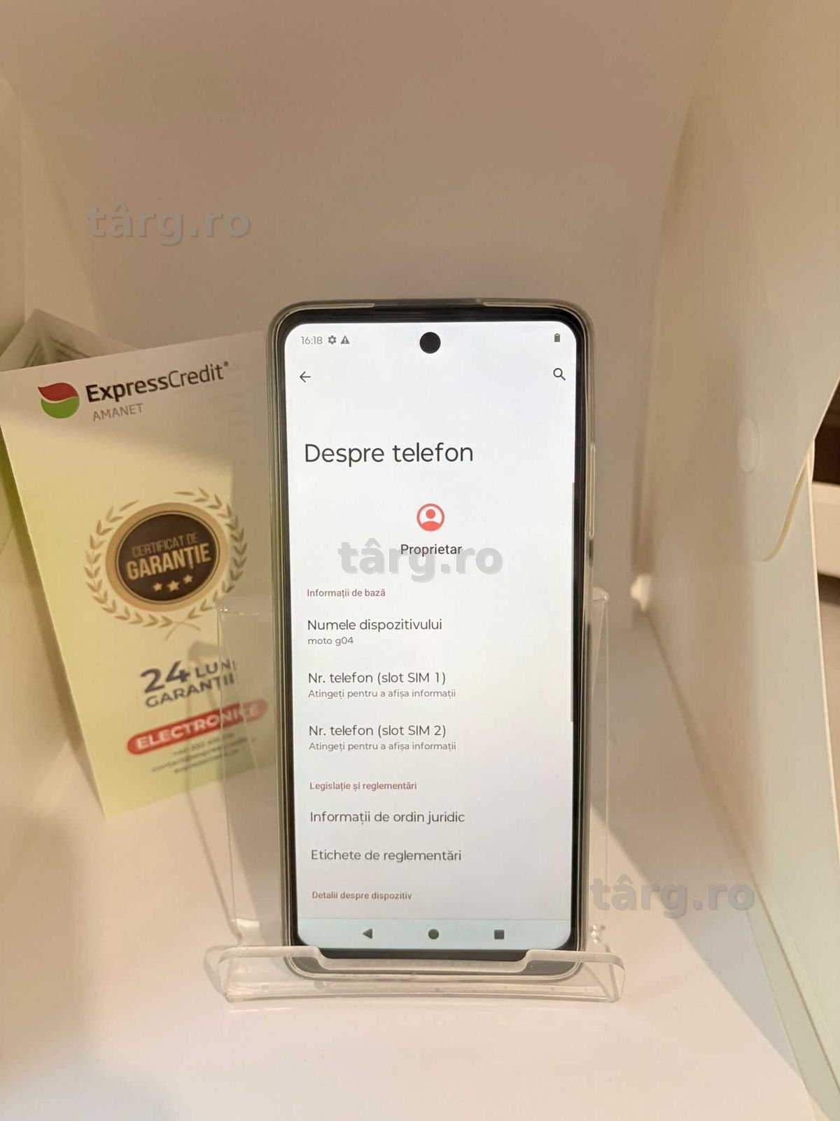 Telefon Motorola Moto G04 4/64Gb (Ag1 Alexadndru B54033)  Garantie 2 ani!