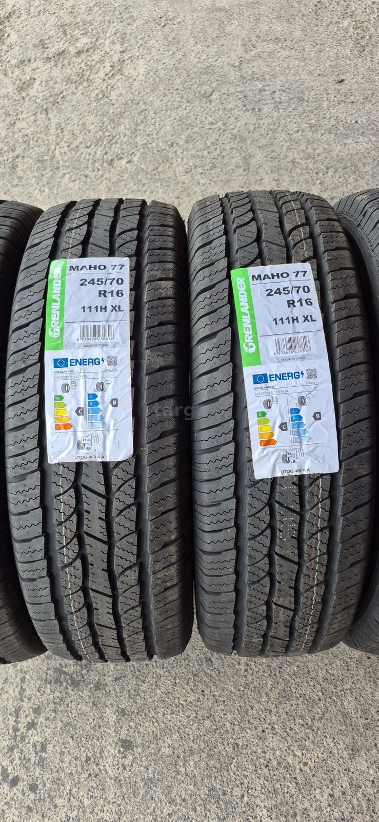 4 anvelope M+S noi Grenlander 245/70/16,dot 2025.Pretul este pe bucata. 2