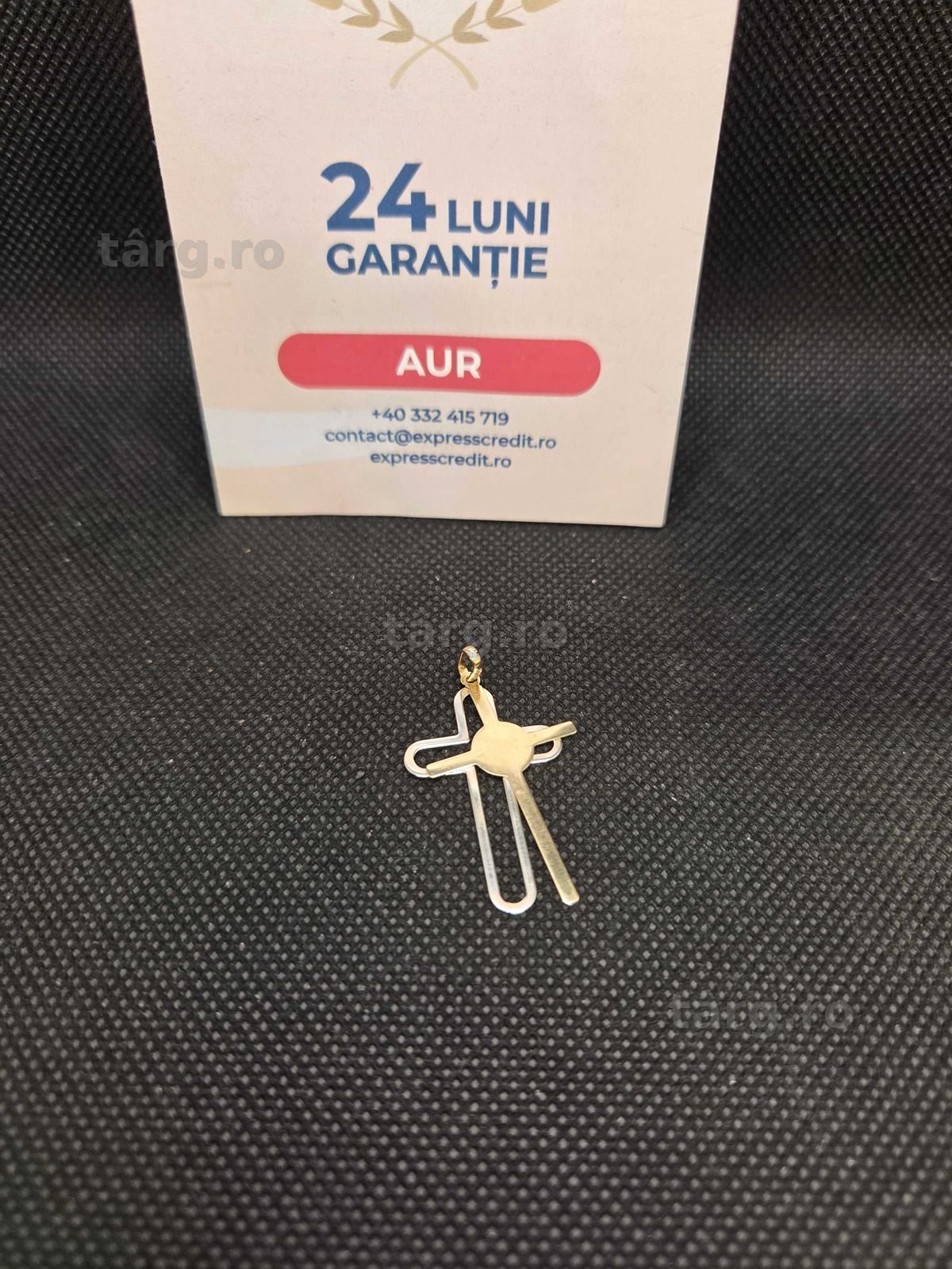 Pandantiv aur 14K 1.17g (49984.2 Ag11 Piata Nicolina) Garantie 2 ani! 3