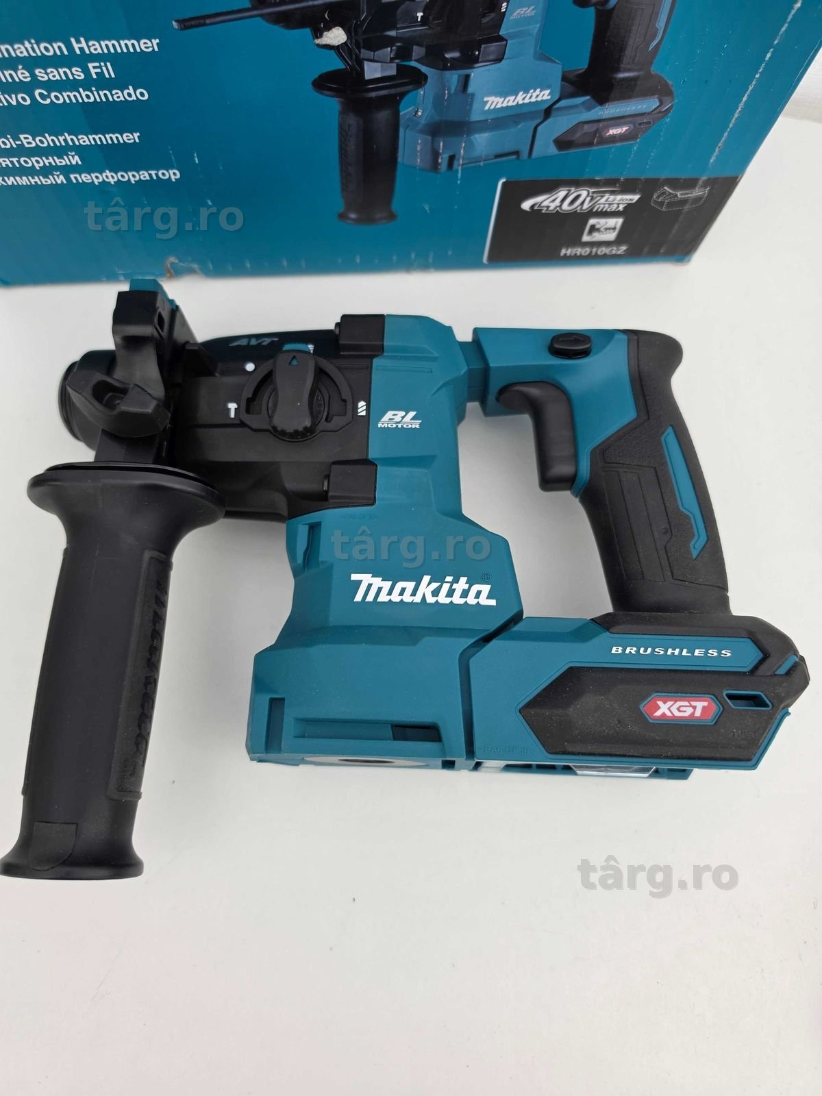 Makita HR010GZ ciocan rotopercutor 40 V | 2,1 J | In beton 20 mm | 2,2 kg | Fara perii 2