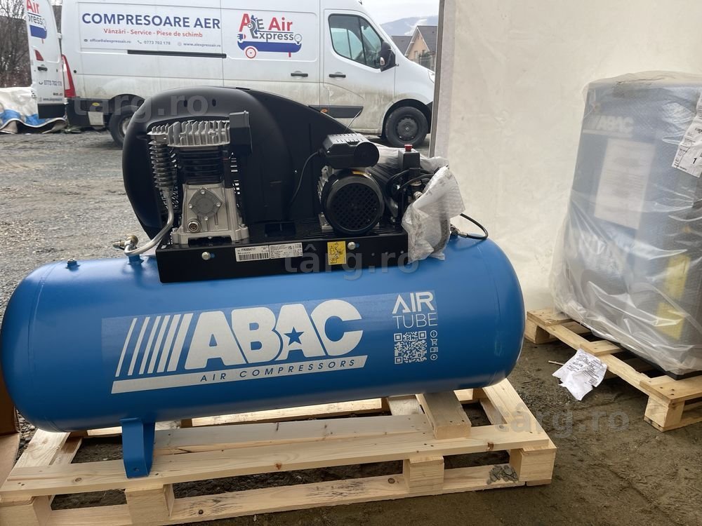 Compresor Aer 200l Monofazat 11bar ABAC