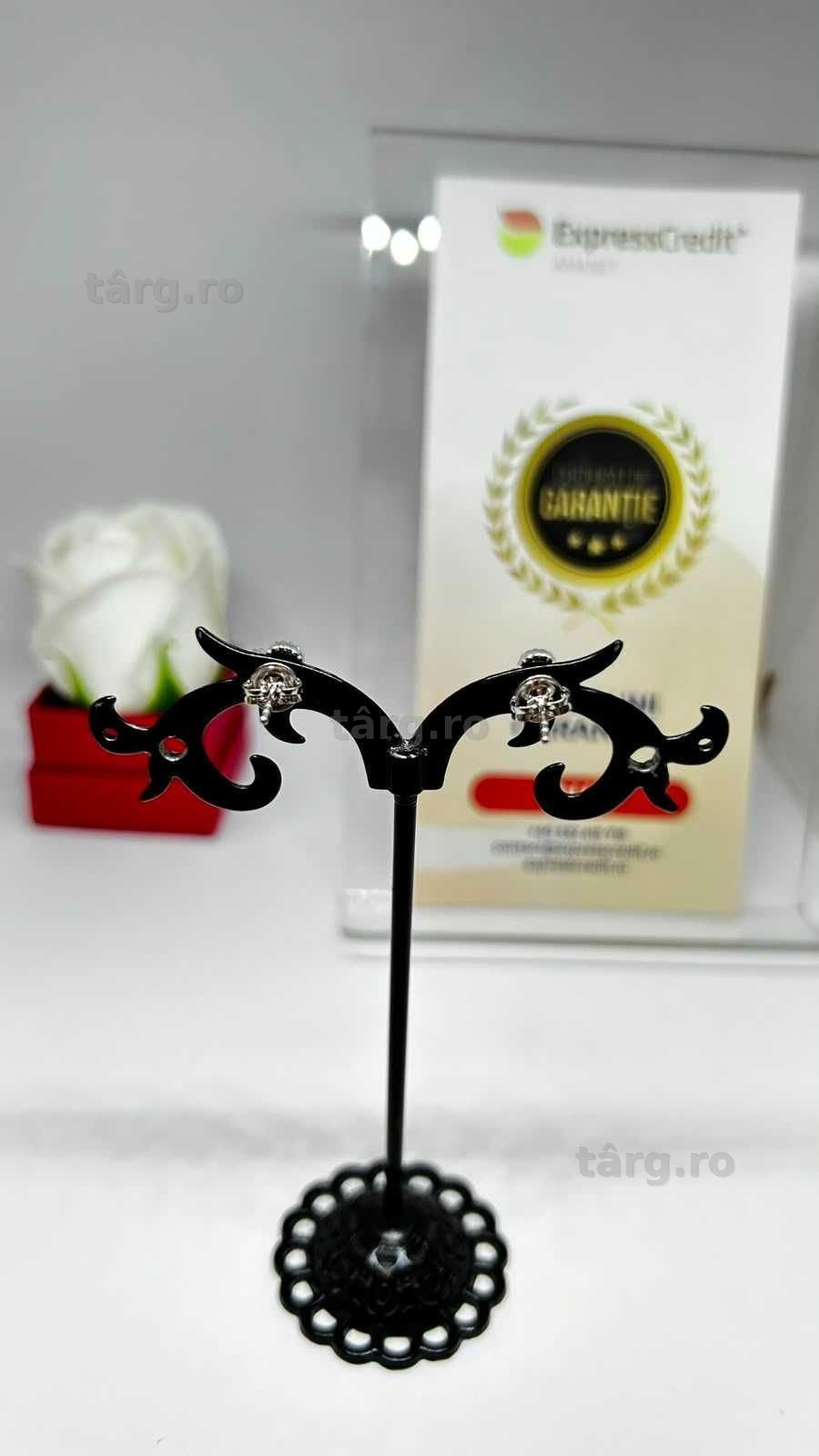 Cercei Aur 14K  1.86g (AG1 Alexandru B54157.2) - Garantie 2 ani!