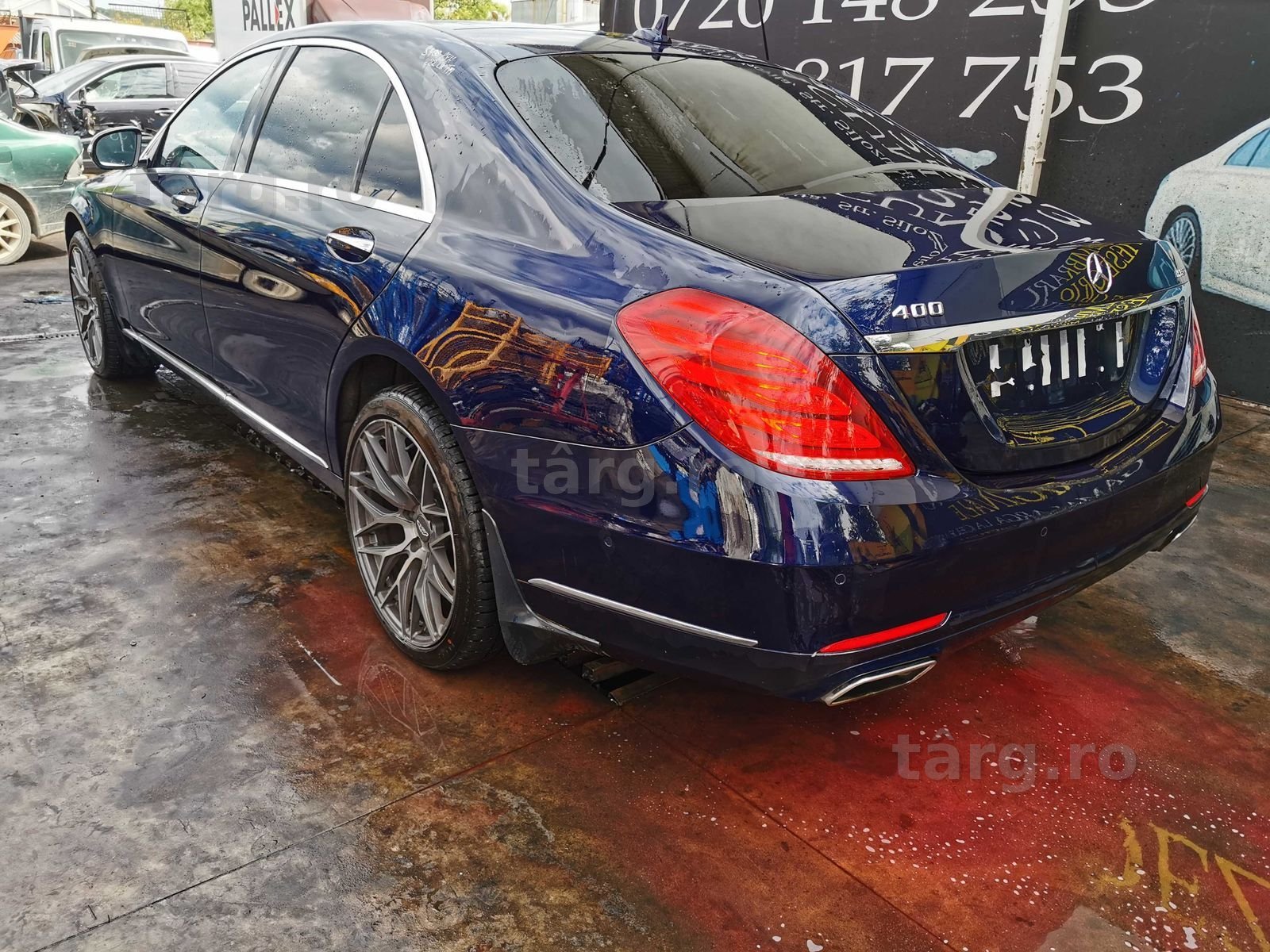 Dezmembrez mercedes s class w222 s400 hybrid/bara fata s/capota/far/