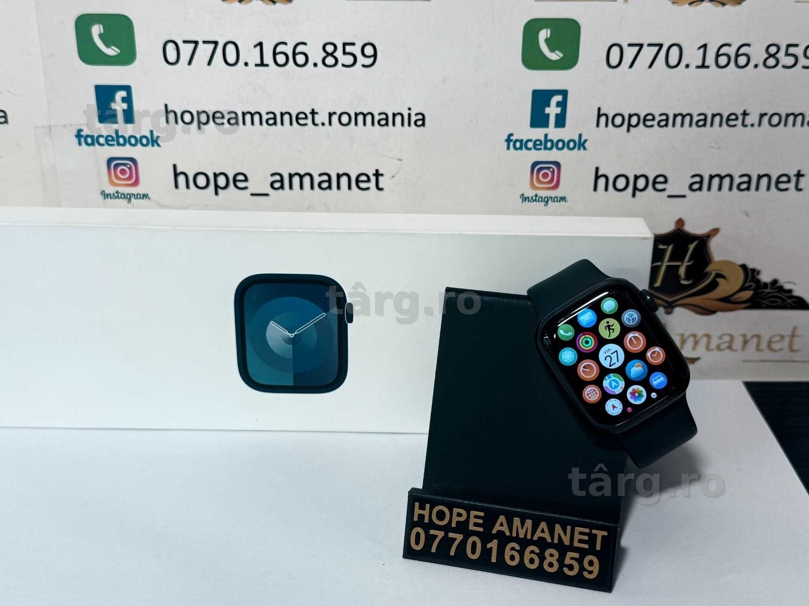 Hope Amanet P10/Apple Watch 9 LTE, 44 MM/Baterie 100%