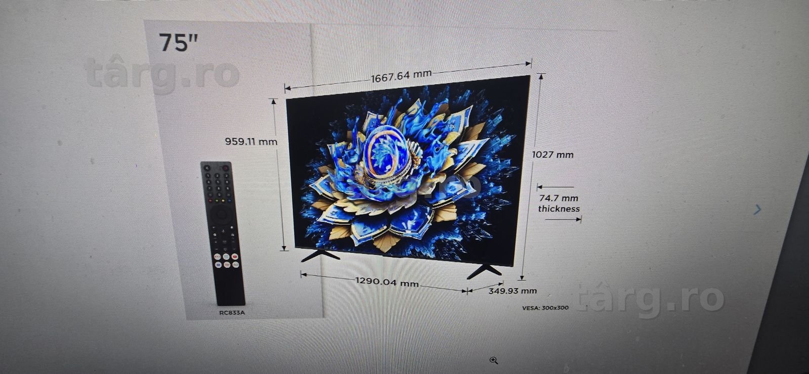 Hope Amanet P6 Smart tv QLED 189 CM TCL 2