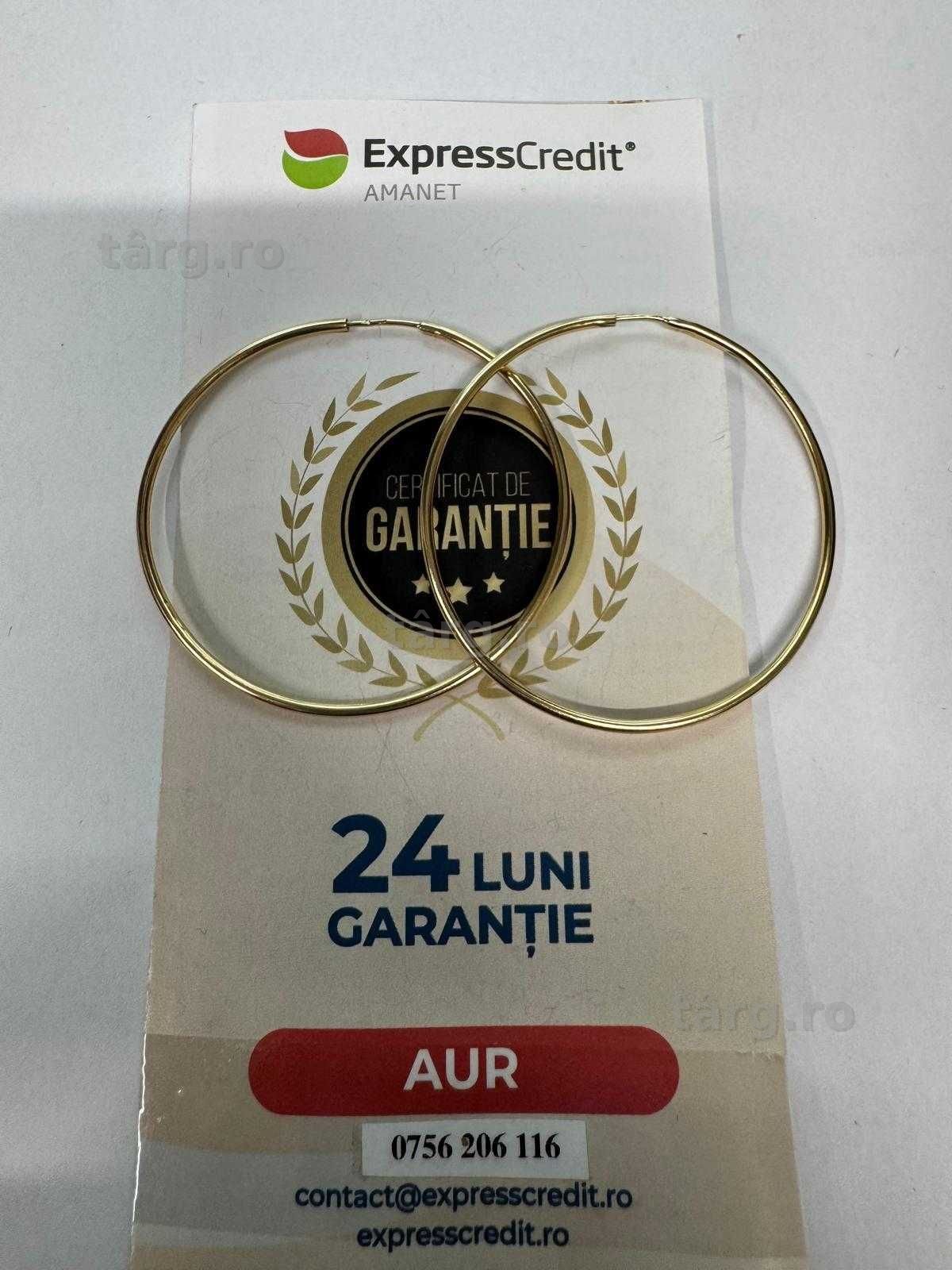 Cercei din aur 14k (69154.1/ 10 Pacurari 1) Garantie 2 ani!