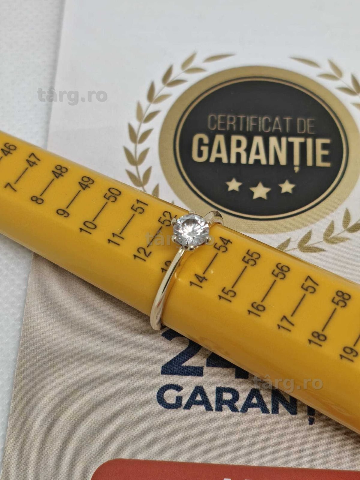 Inel din aur de 14K 1.75 gr (Ag43 Falticeni B4112) - Garantie/Factura! 3