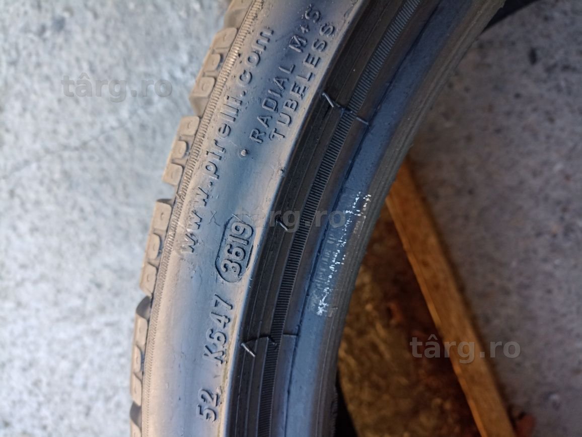 4 anvelope de iarna Pirelli 2x295/30 R20 dot3519 2x245/35 R20 dot 3619 6