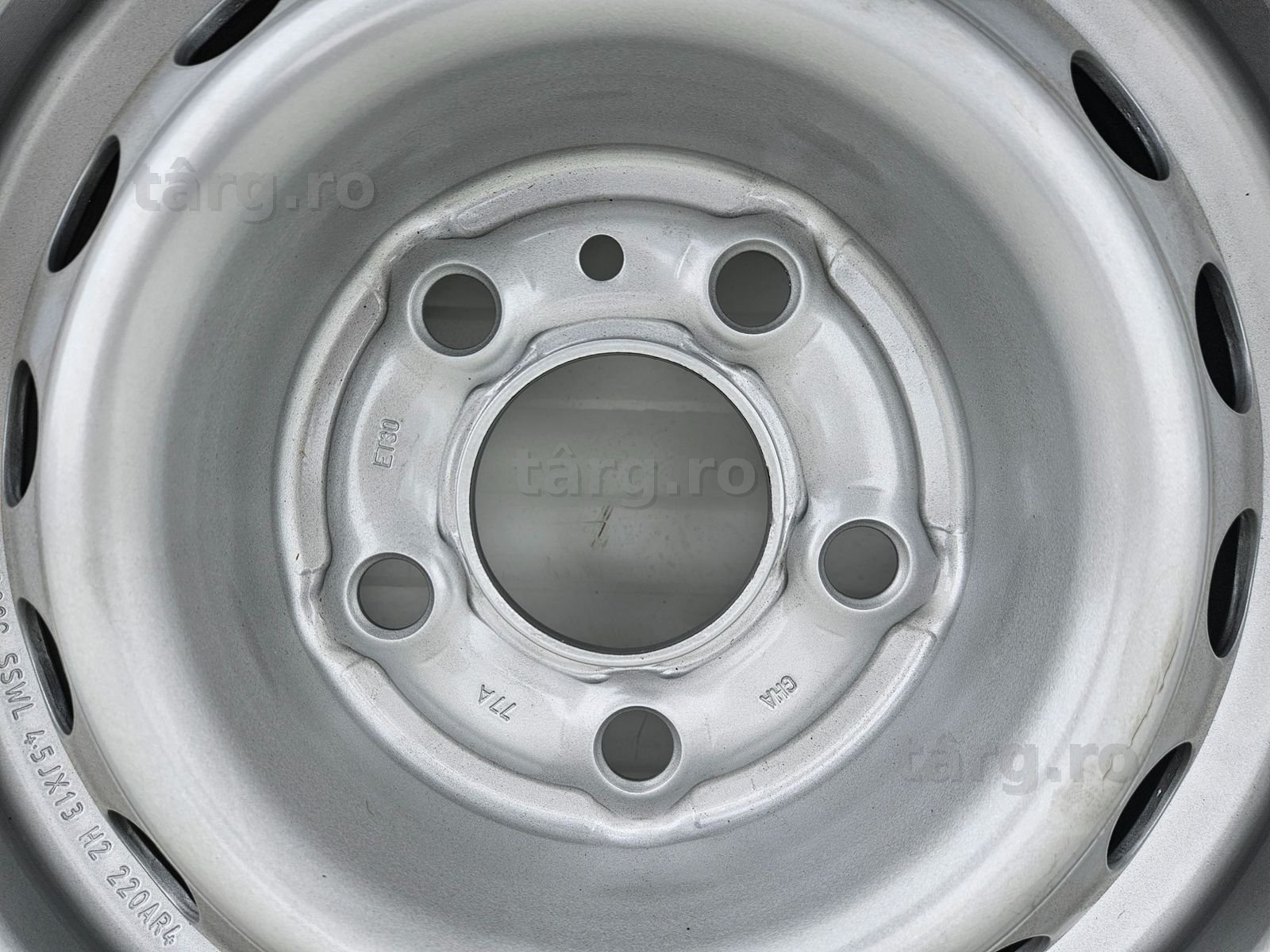 Roata completa remorca 165 R13C Anvelopa SECURITY M+S pe Janta 4.5Jx13 5