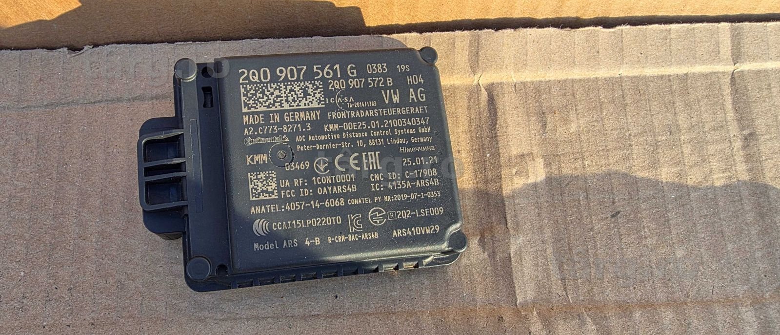 Radar Senzor Acc Distronic Skoda Kamiq Karoq Kodiaq Scala 2018 - 2021