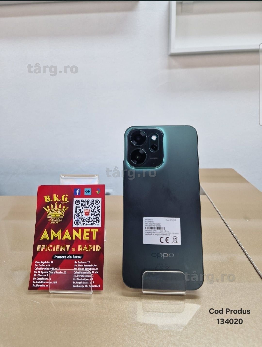 Oppo Reno 14F 256gb Amanet BKG