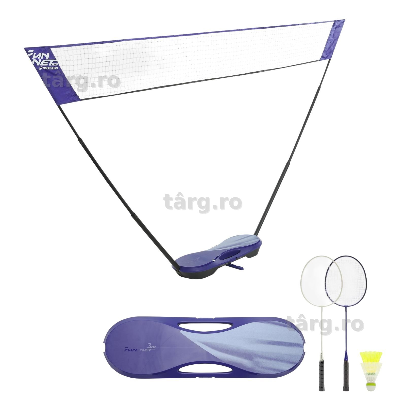 Set fileu de badminton Fun 3 metri - produs resigilat Decathlon