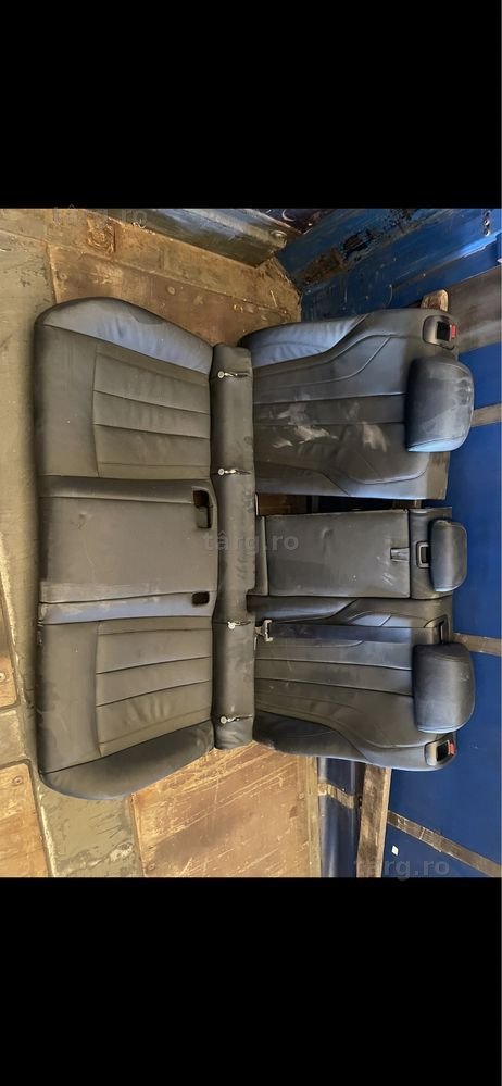Bancheta spate piele neagra panouri usi fata spate BMW f15 F16 x5 x6