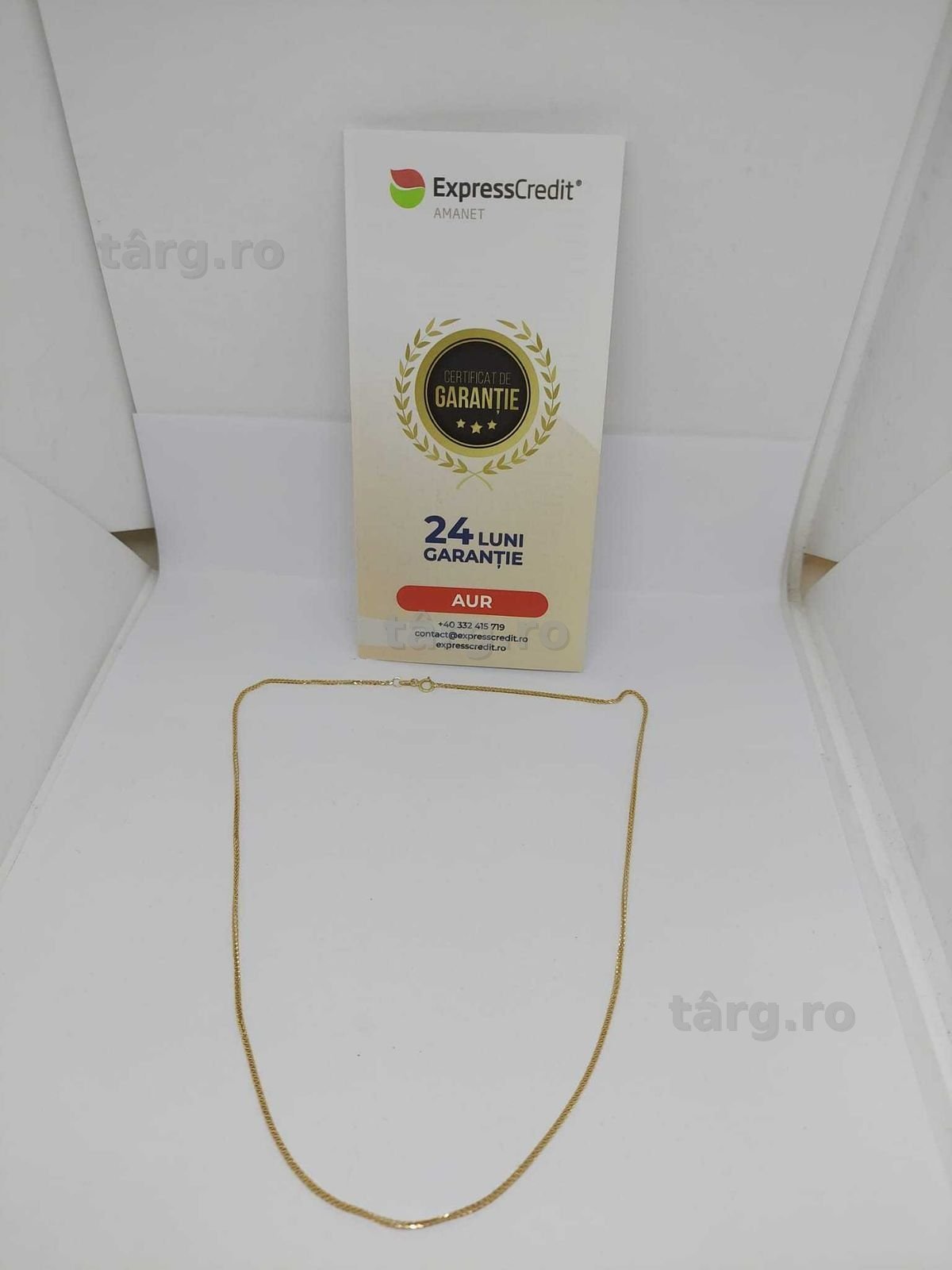 Lant aur 14k 2.24gr  [35362.6/30 Pacurari 2] Garantie 2 ani!