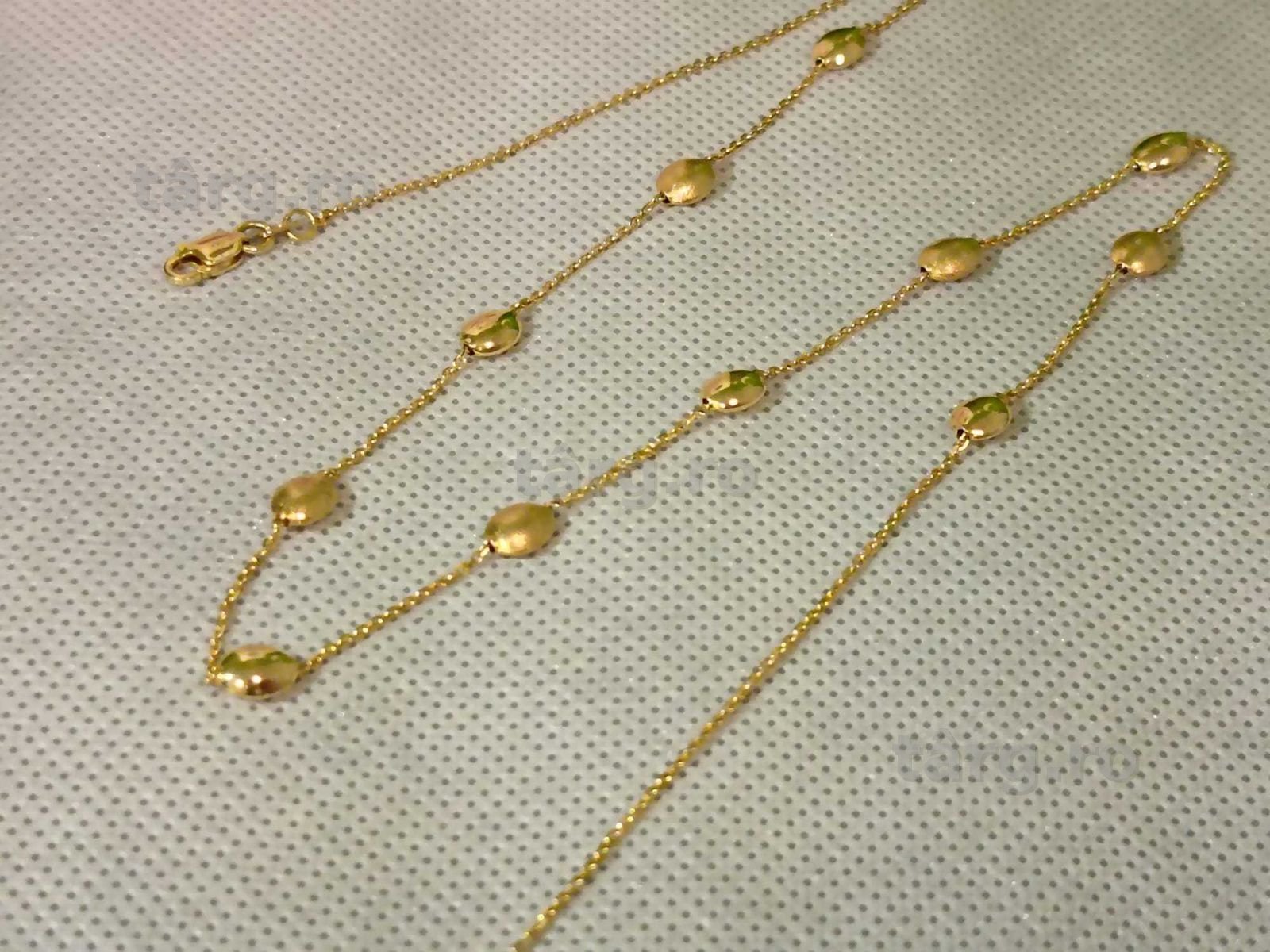 (Ag41) Colier aur, 14K b6069.1 Certificat de garanție 2