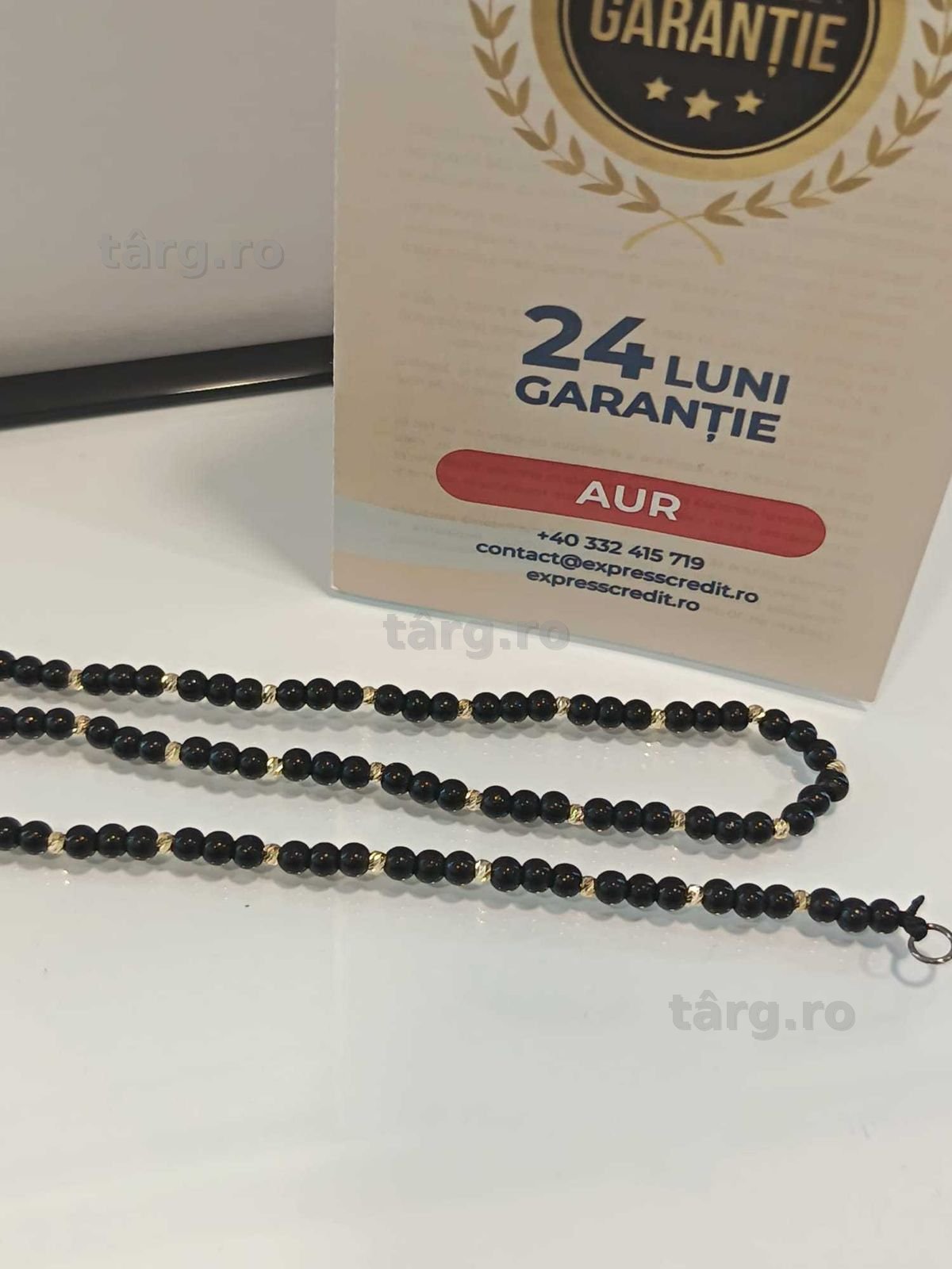 (AG41) Colier aur, 14K b6181 Certificat de garantie