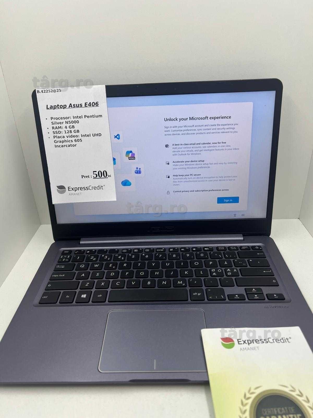 Laptop Asus E406M (AG25 Belvedere B.42252) Garantie 2 Ani! 2