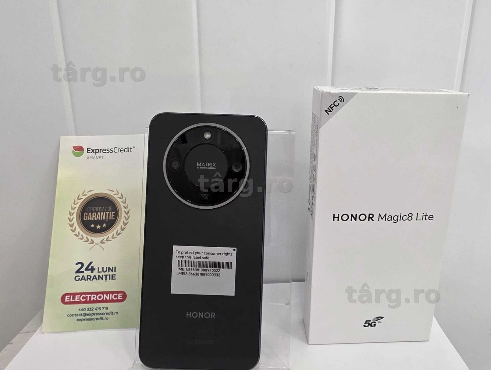 Honor Magic 8 lite 8/256 GB NOU (Ag1 Alexandru b54906 )*Garantie 2 ani 2