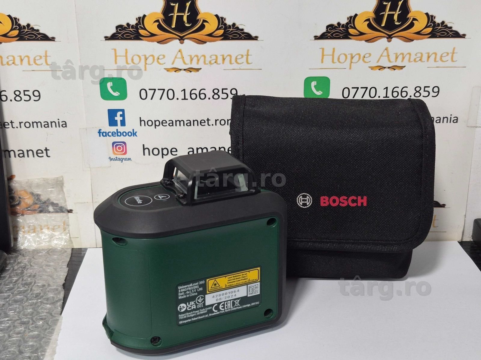 Hope Amanet P10/Nivela laser Bosch Universal Level 360 2