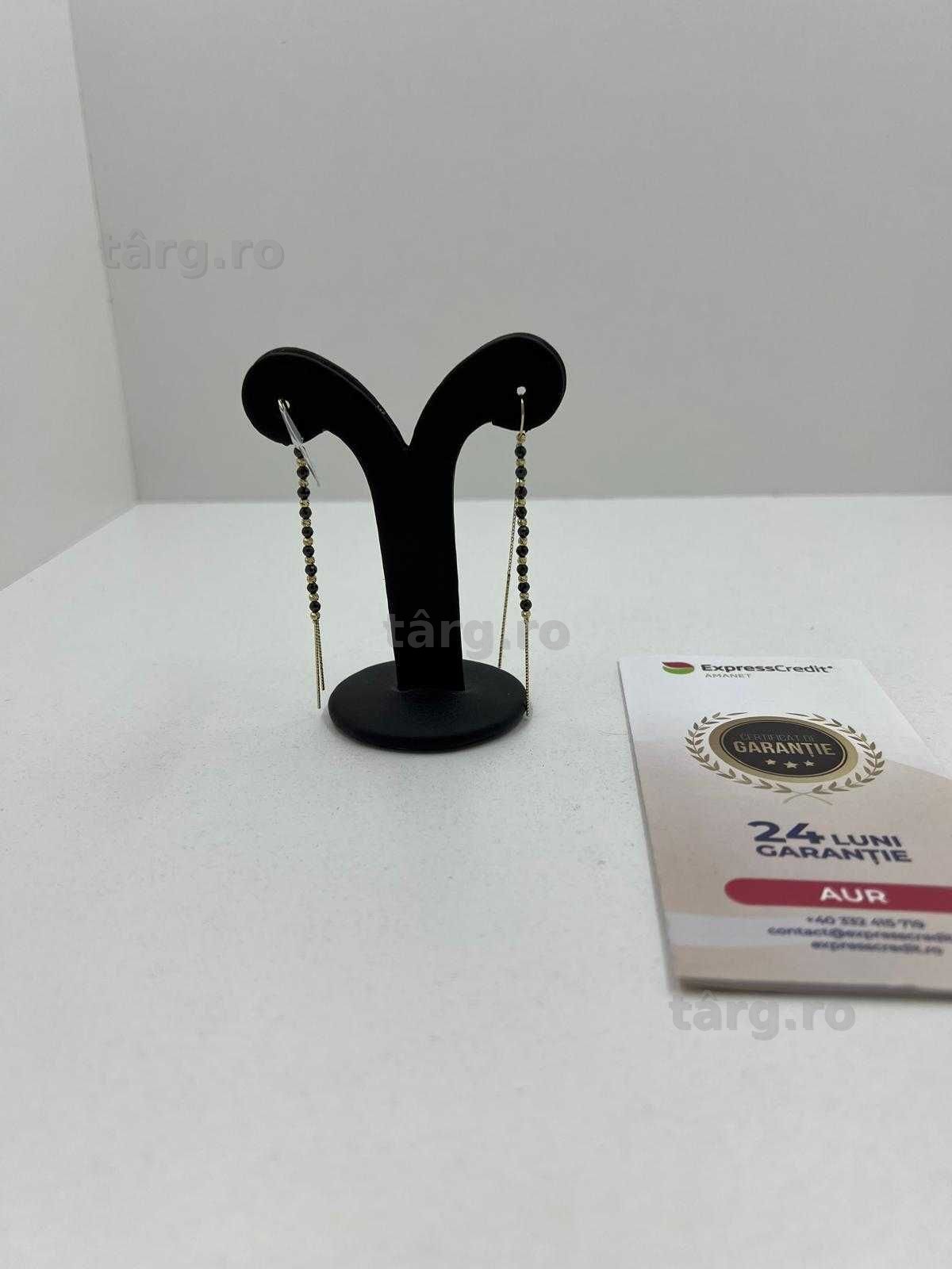Cercei Aur 14K 3.35g (Ag25 Belvedere B.43509.1) Garantie 2 ani!