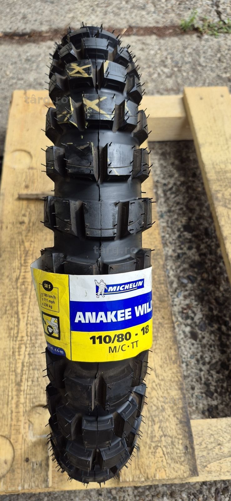 O anvelopa moto noua Michelin 110/80-18M/C,dot 2018.