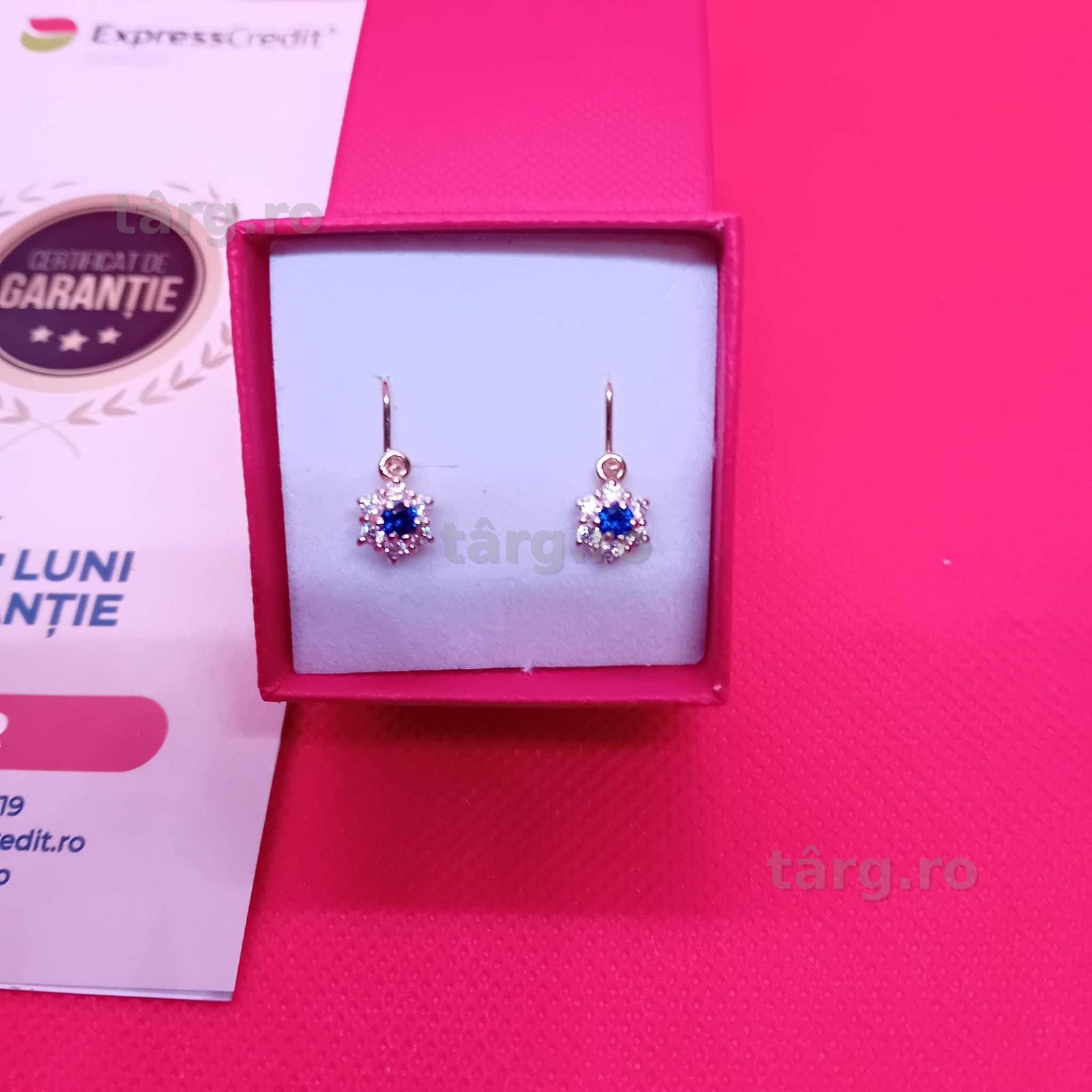 Cercei aur 14k 2.17 g (Ag4 Dacia B50973.2)-Garantie 2 Ani 2