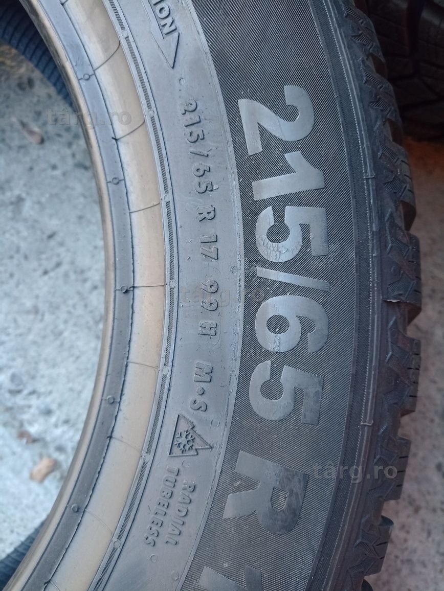4 anvelope de iarna ca noi Semperit 215/65 R17 2xdot3021 2xdot 2123 4