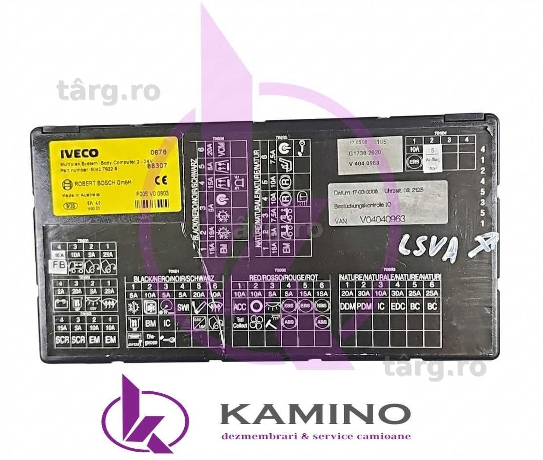 Body computer/calculator confort iveco stralis e5