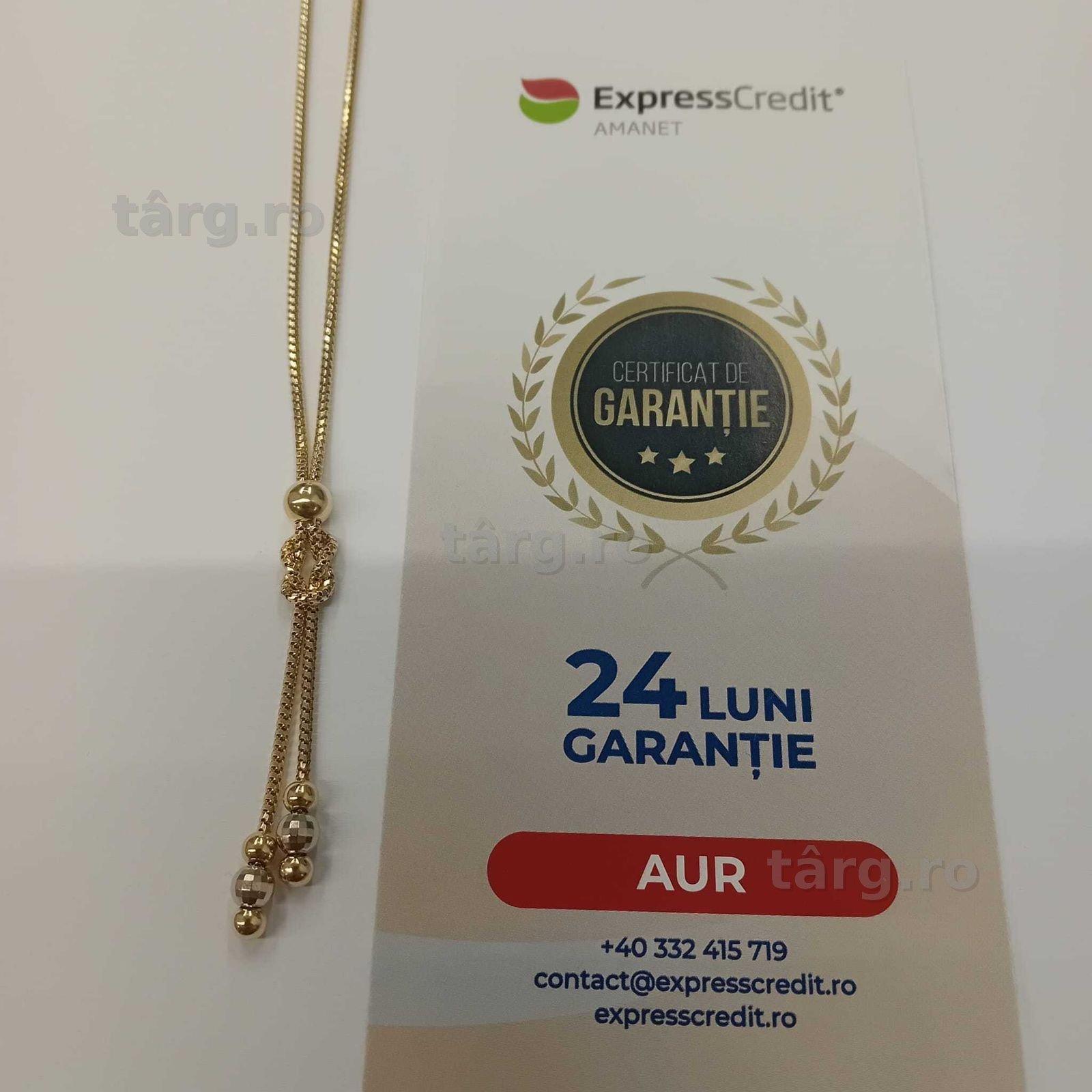 Colier Aur 14k 6.80g (ag49 Esplanada b.8329) 2 ani garantie