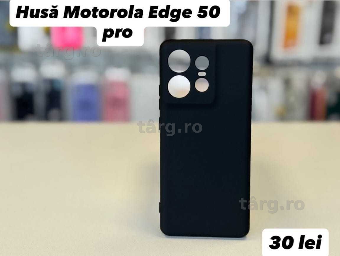 Husa silicon, folie, cablu, incarcator  Motorola Edge 50 Pro