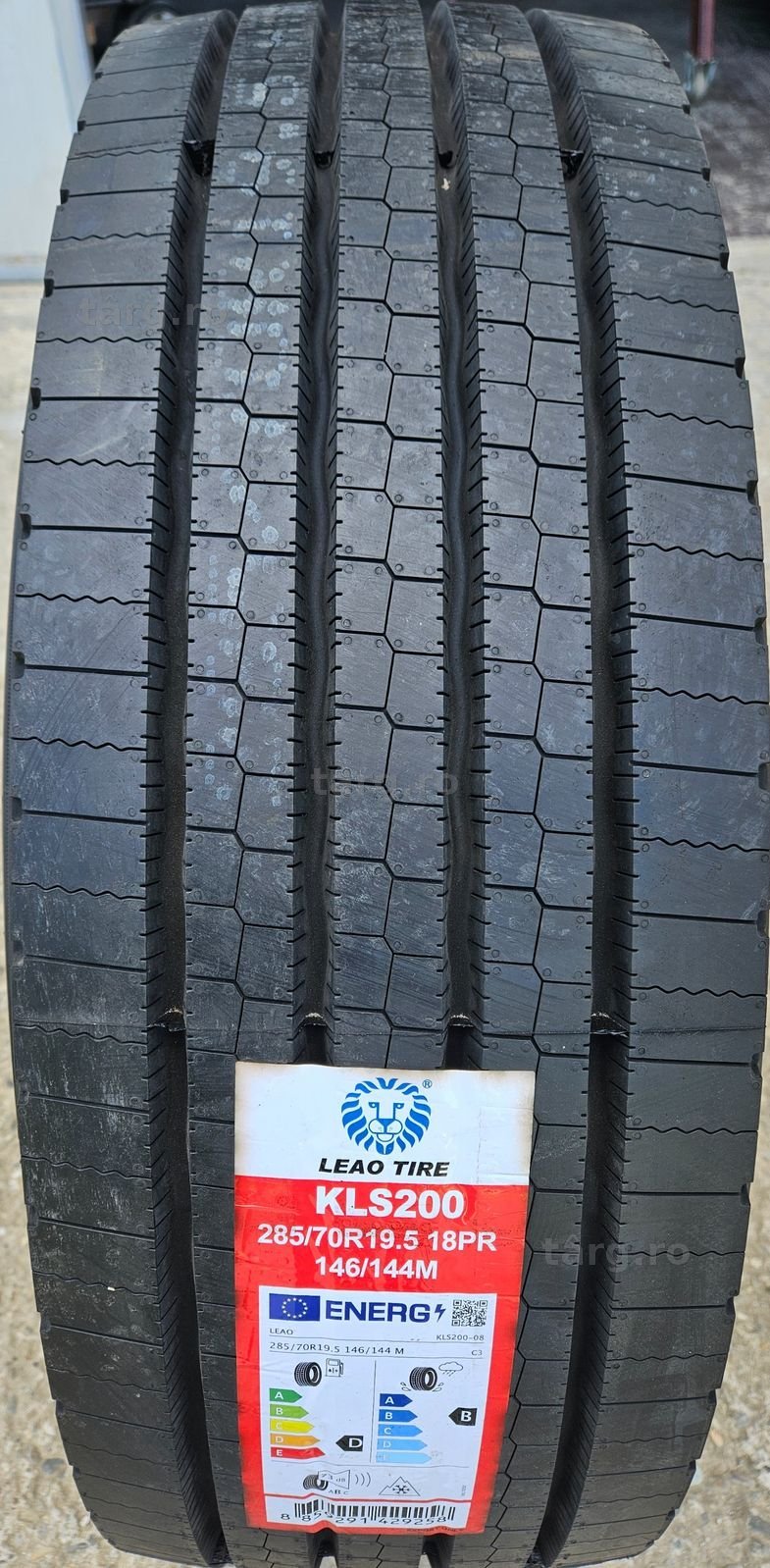 285/70 R19.5, 146/144M, LEAO, Anvelope directie M+S, 18 PR 5
