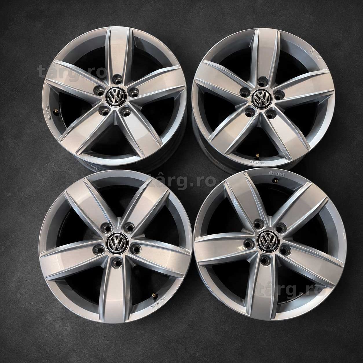Jante Aliaj 16 Noi 5x112 Original Vw Passat B8 Golf T-Roc Touran Sharan Skoda Octavia Superb Seat Leon Audi a3